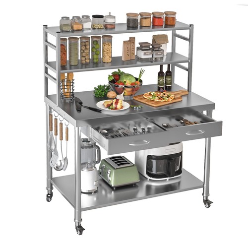 122x61x138cm stainless steel - 122x61x138cm,