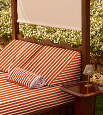 PAIR of Brand New Soho House Large Pool Towel, Shoreditch (BNIB) Red Stripey