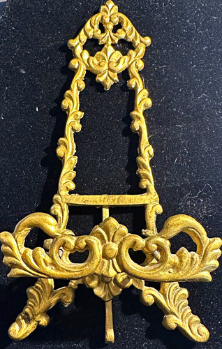 Gold metal ornate foldable - metal,