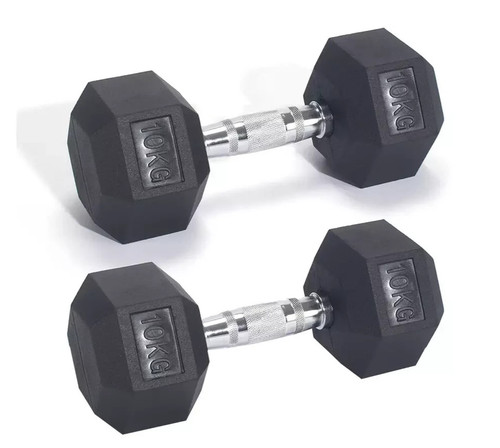 Pro fitness 10kg hex - fitness,