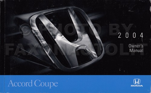 New 2004 honda accord coupe - new,
