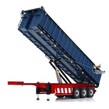 1:14 Metal Assembled Hydraulic Dump Trailer Electric Awning for RC Tractor Truck