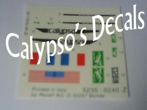 Cousteau calypso decals - cousteau's,