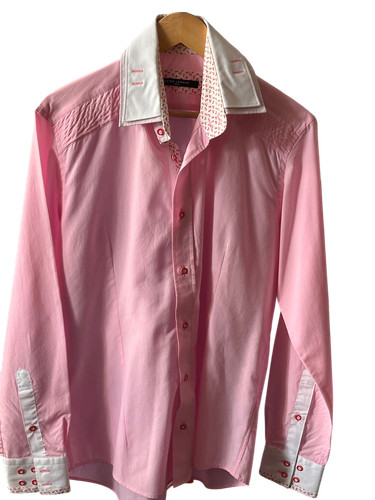 Guide london pink button - london, button-down