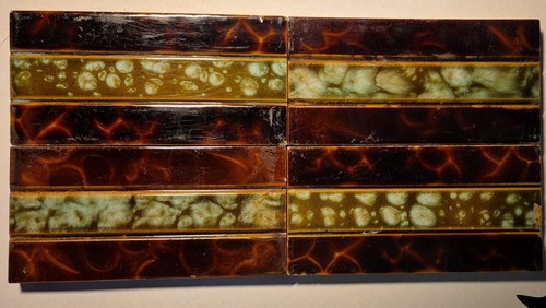 Antique fireplace spacer tiles - fireplace,