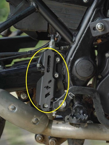 Rear master cylinder guard - master,