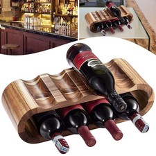 Free Standing Wood Wine Rack