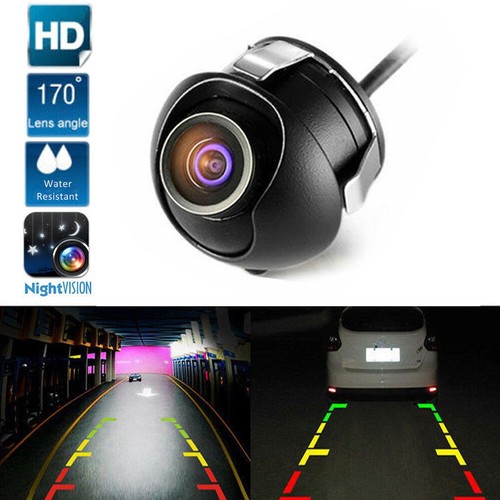 Rotating car rear view - rotating,