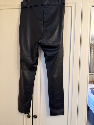 Leather look pvc leggings size - look,