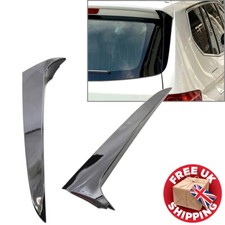 2x Black Rear Window Spoiler