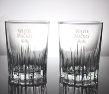 Set of 2 Whyte & Mackay Scotch Whisky Glasses Tumblers 200ml