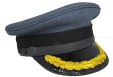 RAF Officre's Cap 1 Rows Gold O/L Peak Cap R626