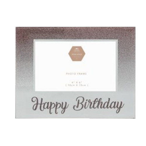 Rose gold happy birthday - rose,