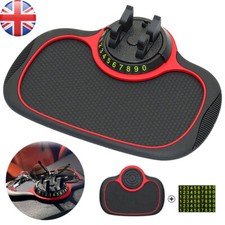 Multifunction Car Anti-Slip Mat Dashboard GPS Bracket Auto Phone Holder UK