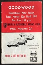 GOODWOOD 30 Mar 1959 BARC