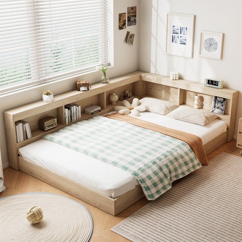Wooden storage bed - wooden, frame