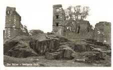 RUINS, BRADGATE PARK, LEICESTER - OLD REAL PHOTO POSTCARD  (ref 6747/24)