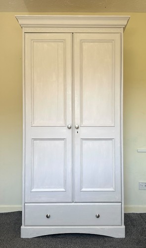 Solid wood wardrobe - solid, marks