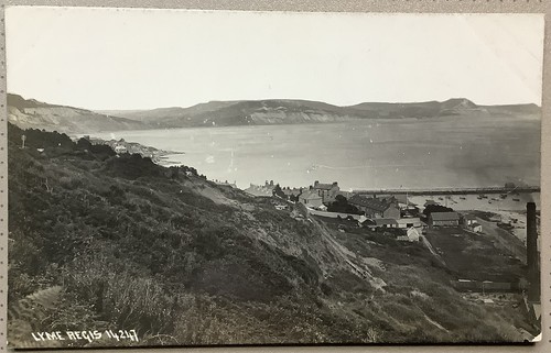 Lyme regis 1925 view - 1925, of