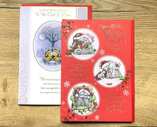 Happy Christmas To The One I Love Card Cute Large 10" x 7" **BUY 2 FROM £5.00**