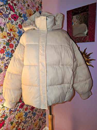 Topshop beige hooded - beige,