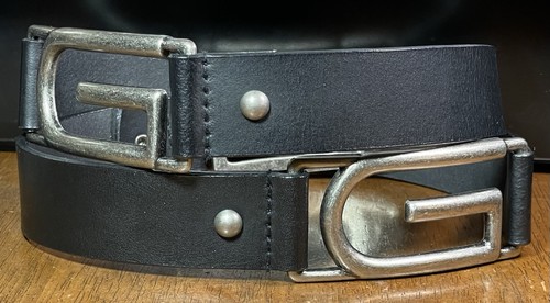 Vtg guess black leather - vtg,