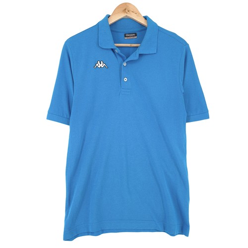 Kappa vintage polo shirt blue - kappa,
