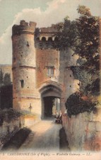 POSTCARD - ISLE OF WIGHT - CARISBROOKE - WOODVILLE GATEWAY - LL - PRE 1918