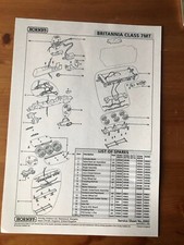 HORNBY service sheet for
