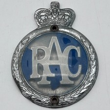 Vintage RAC Car Badge –