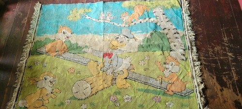 Vintage disney rug donald - vintage,