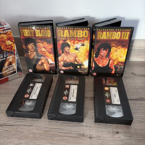 Rambo movie triple vhs boxset - movie,
