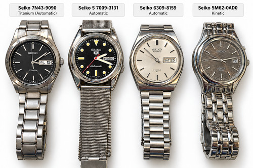 Four vintage seiko - seiko, watches
