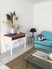 Oak Console Two Drawer Side