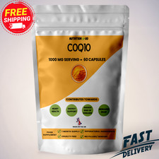 CoQ10 Ubiquinone High Absorption CoQ10 100% Pure & Natural Coenzyme q10 Capsules