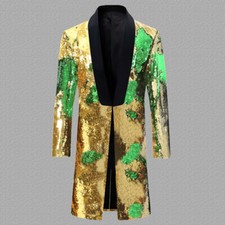 Men Fit Sequin Long Suit