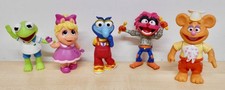 Set of 5 Muppet Babies figures inc. Kermit, Gonzo, Animal, Fozzie & Miss Piggy