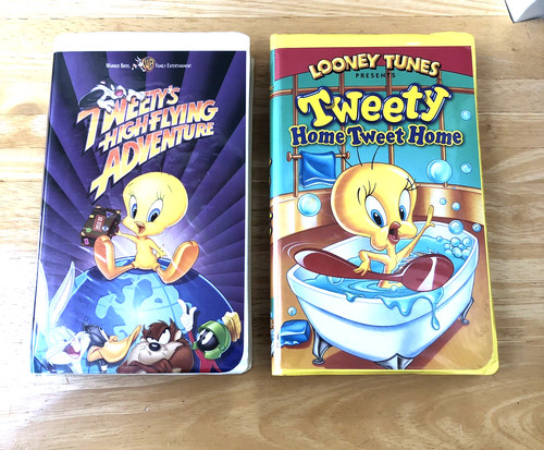 Looney tunes tweety vhs lot - tunes,