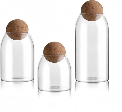 Jar with airtight cork - airtight, lid