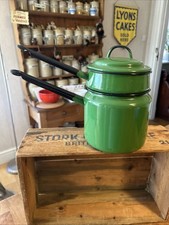 Vintage Bright Green Enamel