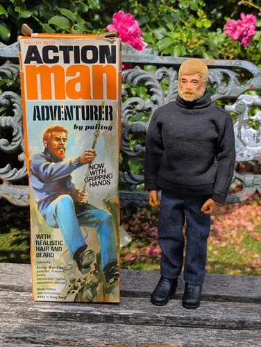 Vintage action man adventurer - action,