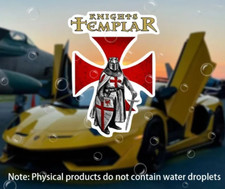 Knights templar car - templar, sticker