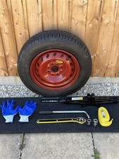  Fiat Panda Spare Wheel UN USED  135/80/13 & Full Jack Kit