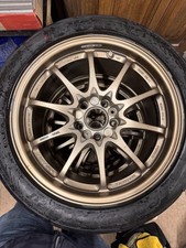 Genuine Volk Racing CE28 by Rays Engineering. 17” 5x114.3 off an EP3, fit Yaris