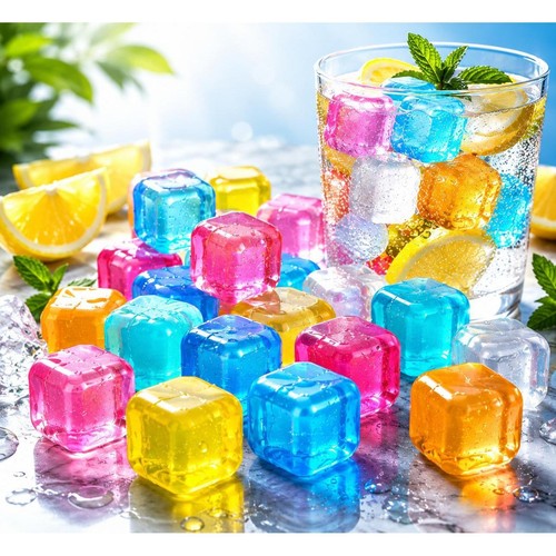 Reusable plastic ice - plastic, –