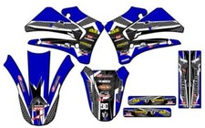 2000-2007 TTR 125 PODIUM Blue Senge Graphics Kit Compatible with Yamaha