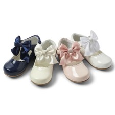 Girls Mary Jane Bow Shoes