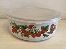 Vintage Strawberry Enamel