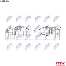 DRIVE SHAFT NPW-HD-042 FOR