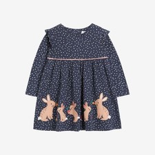 John Lewis, Spotty Bunny Dress, 6-9 Months 109132459/12